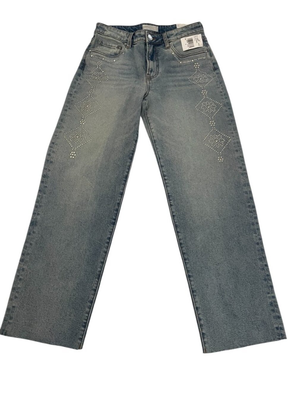 NWT Kut From The Kloth Fay Studded Ankle Straight Jeans 4 - Picture 8 of 12